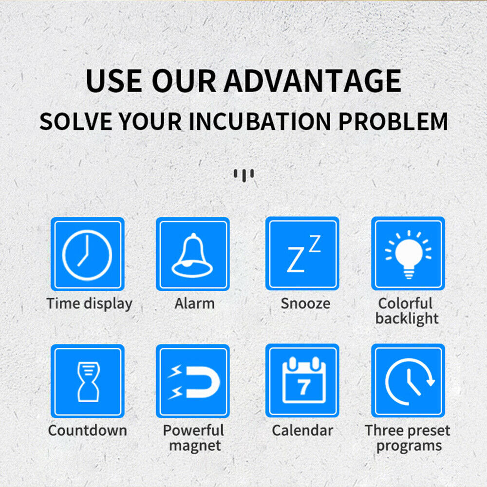 Digital Countdown Timer Display Time Alarm Clock for Exam Lab Kitchen Project