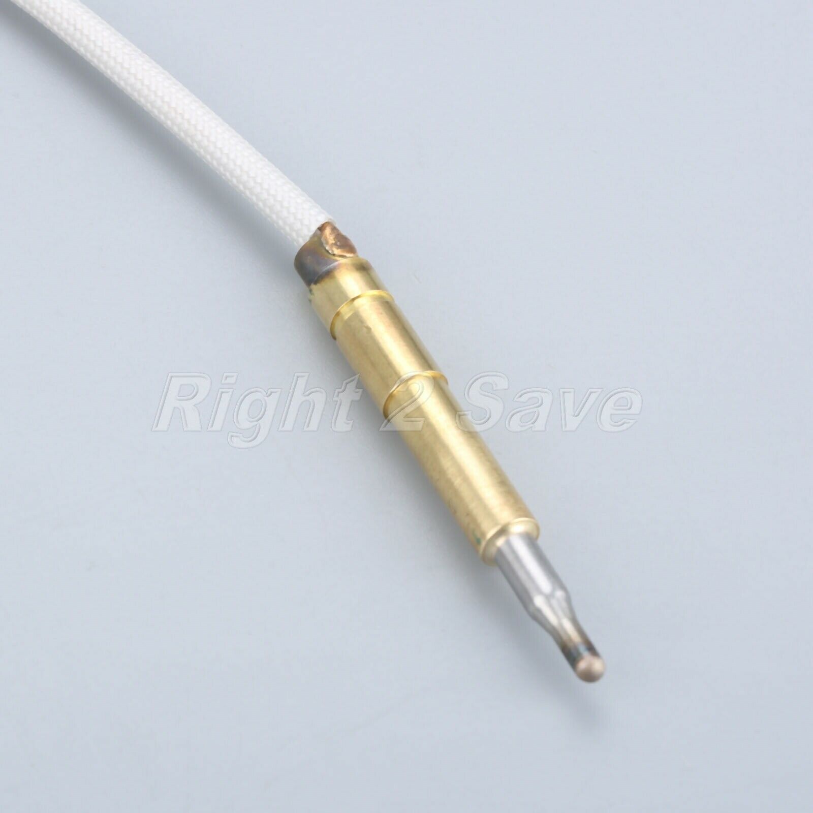 Groove Type Thermocouple 350mm With 4.8mm Flat Terminal Nuts Gas Patio Heater