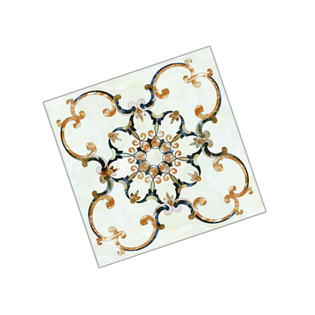 8cm PVC Stickers Wall Tiles Stickers Kitchen Square Floor Decals E