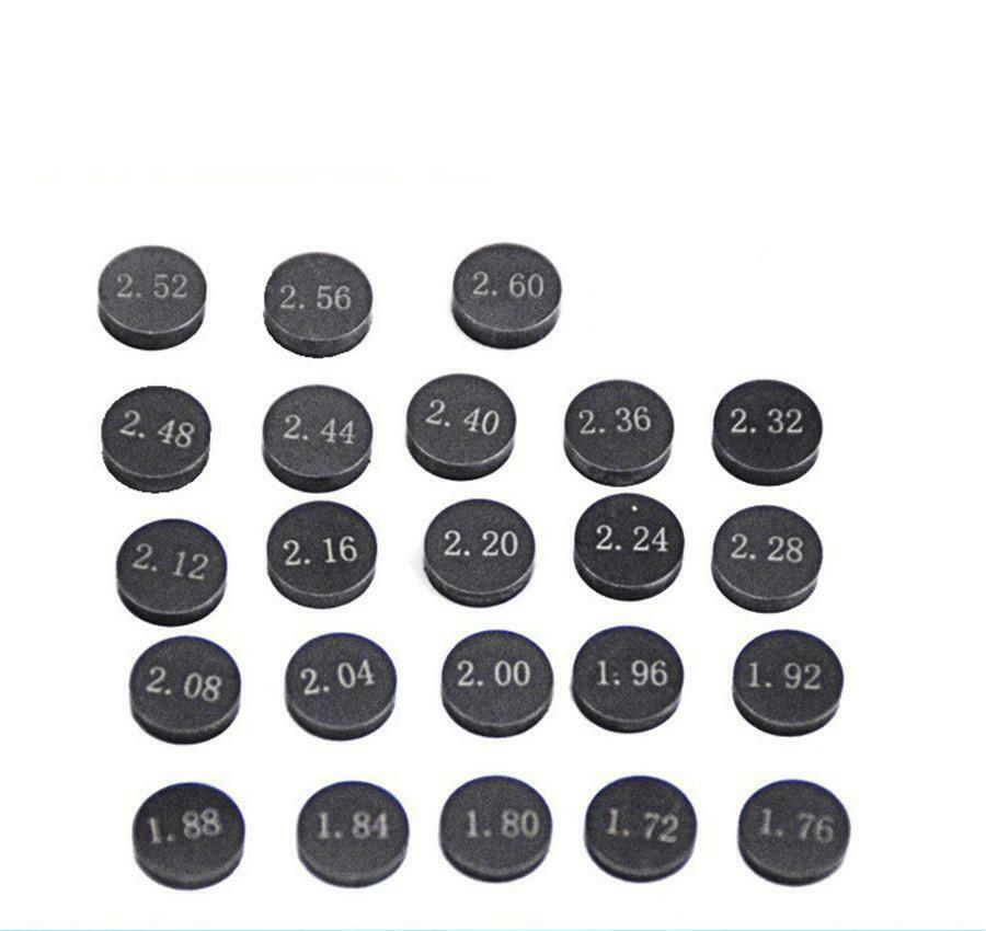 23Pcs Motorcycle Moped Valve Shim Kit 1.72- 2.6mm 8.85 mm thickness Universal