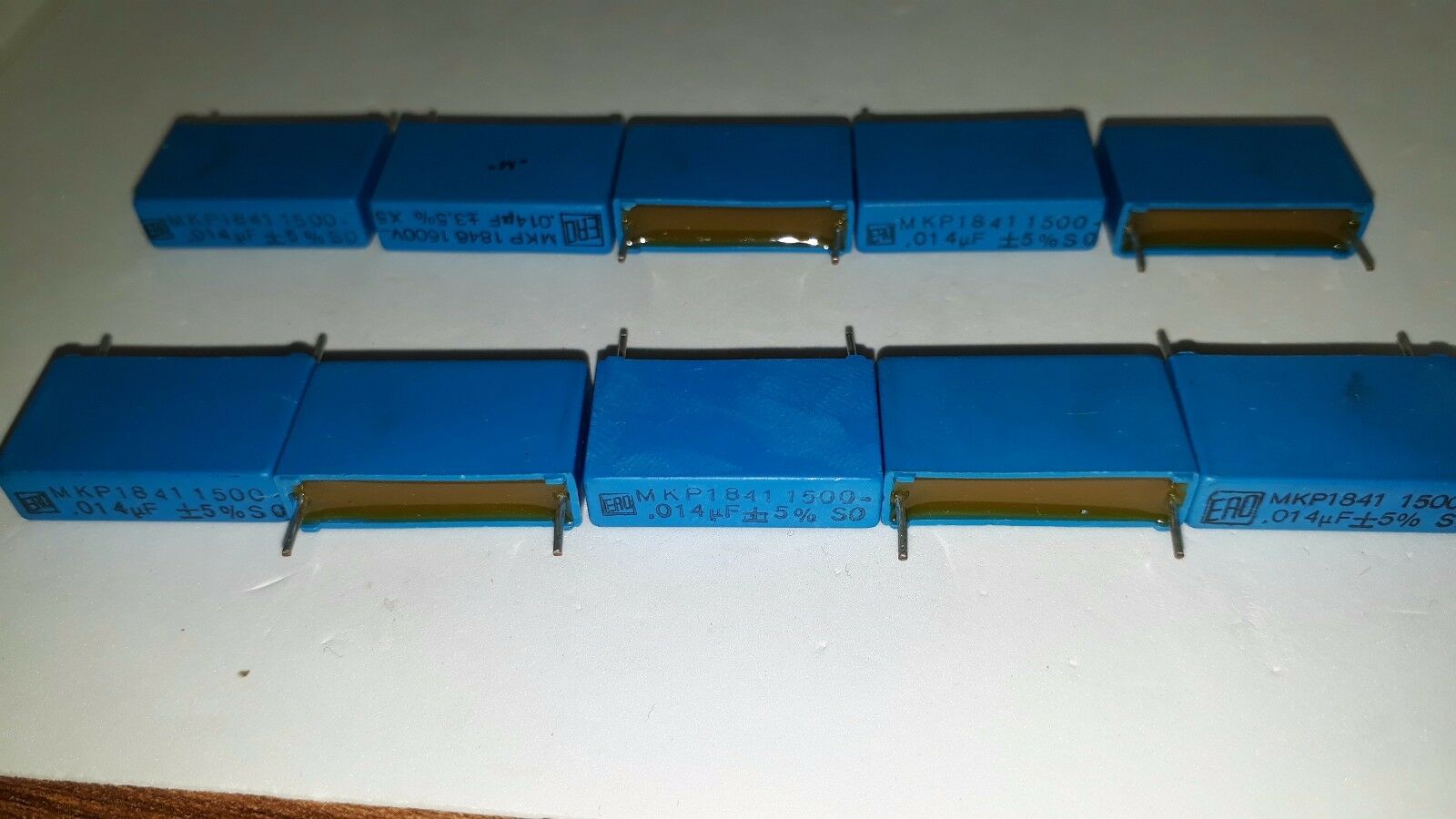 10pcs NOS ERO MKP1841 0.014uF 14NF 1500V 5% HIEND AUDIO TUBE AMP CAPS !