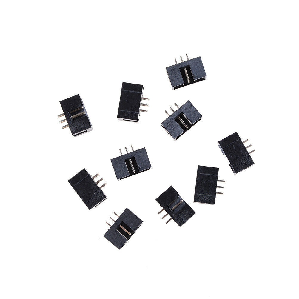 10PCS DC3-6P 2.54mm 2x3 Pin Straight Male Shrouded header IDC Socket.l8
