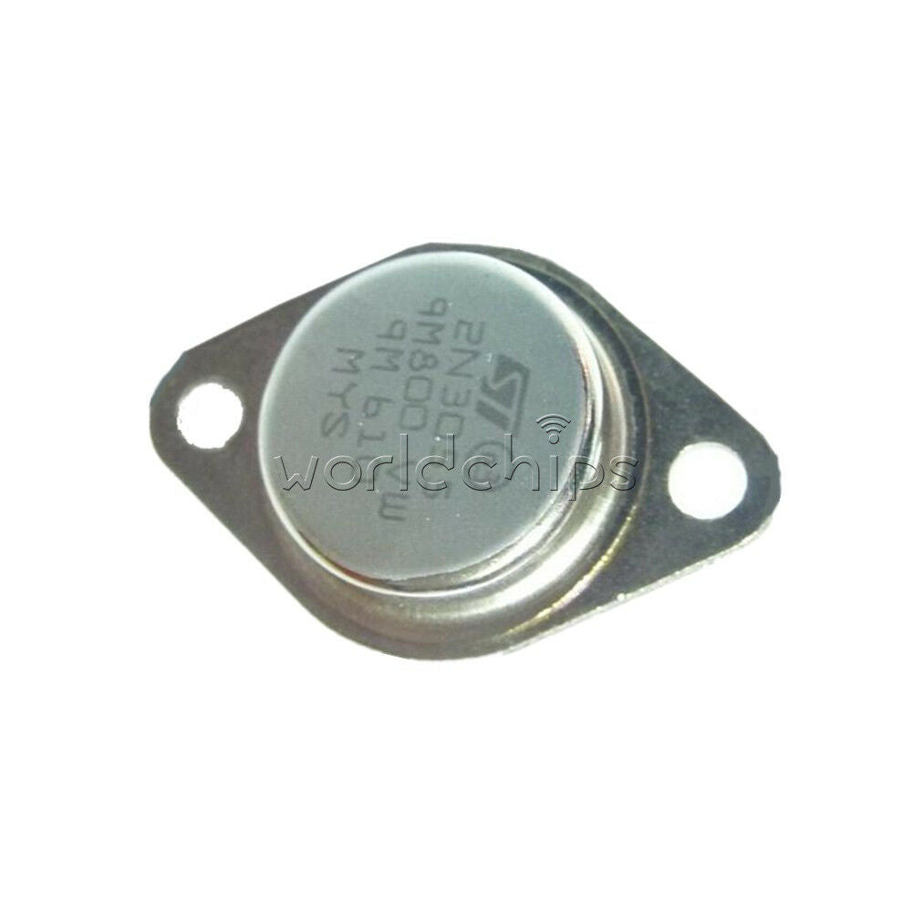 10PCS 15A/60V 2N3055 TO-3 NPN Amplifier Switch Transistor Audio Power Metal Case