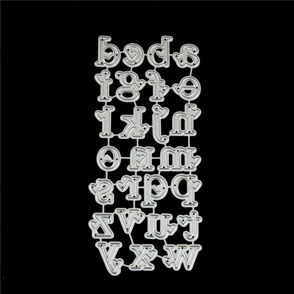 Lowercase Letters Love Metal Cutting Dies For DIY Scrapbooks Albums Paper Car Tt
