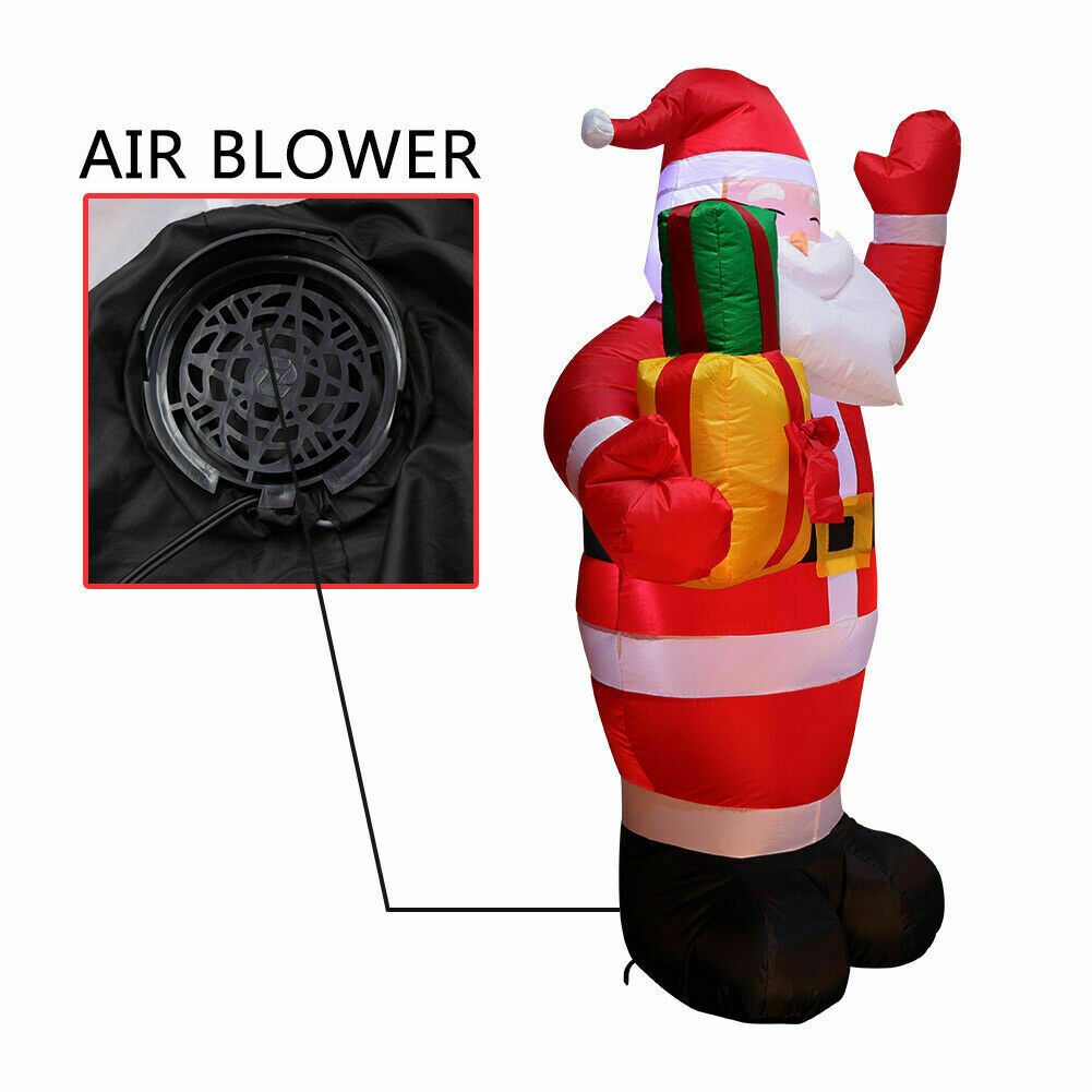 5 ft Christmas Inflatable Santa Claus LED Light Air Blown Xmas Yard Decor Gift