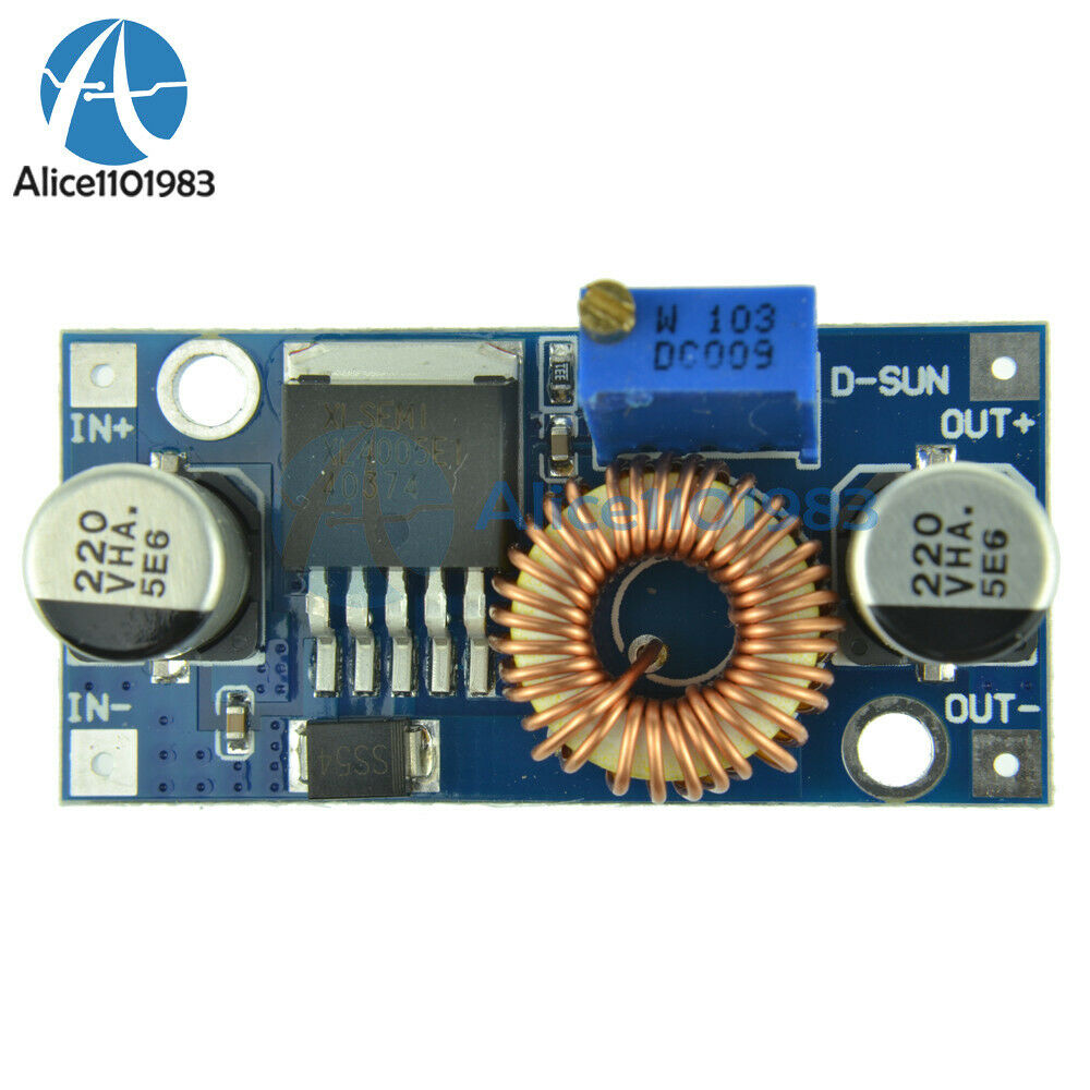 2PCS DC-DC Step Down Adjustable Power Supply Module Lithium Charger board 5A