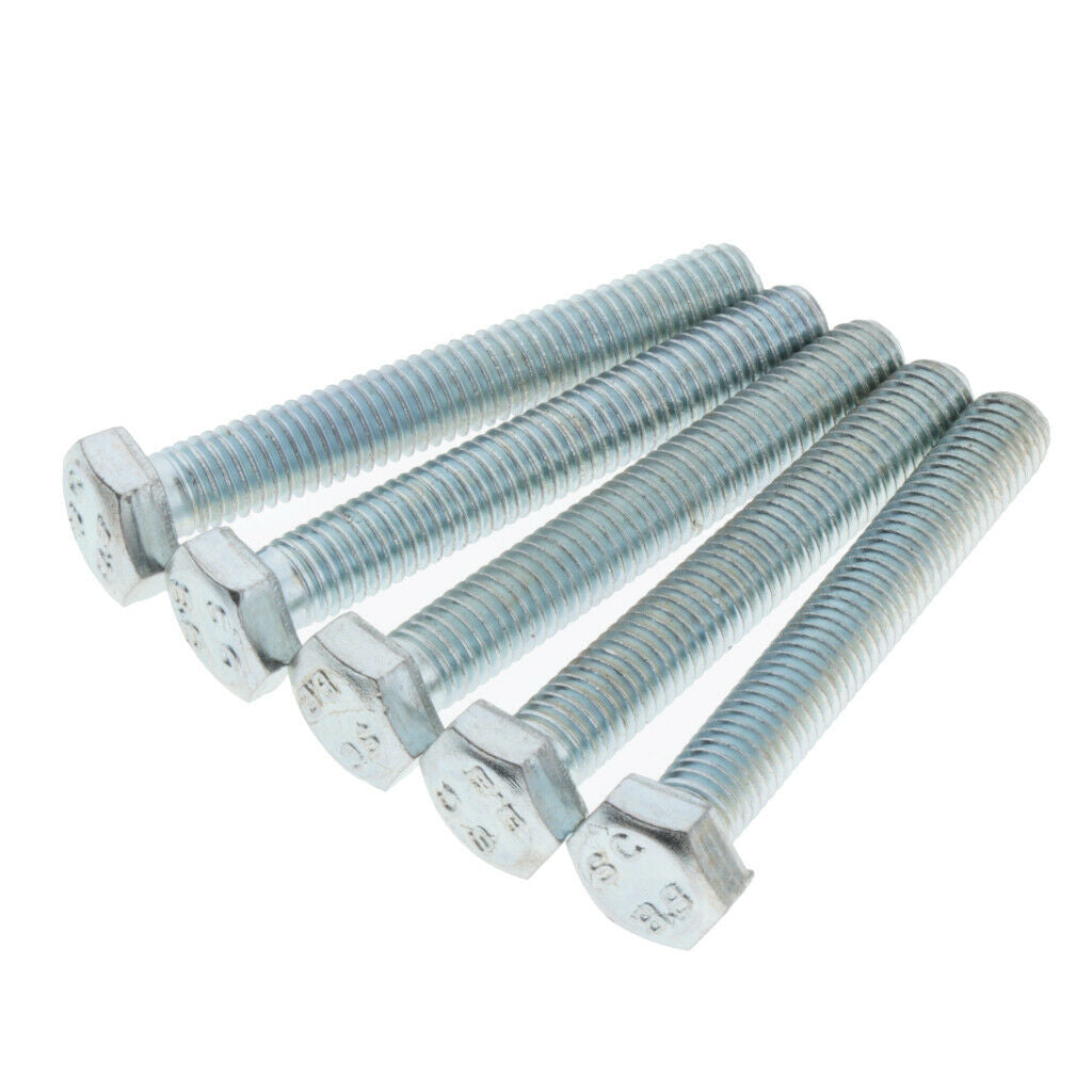 5 Pieces M8 x 60mm Hex Head Bolts Screws Stainless Steel