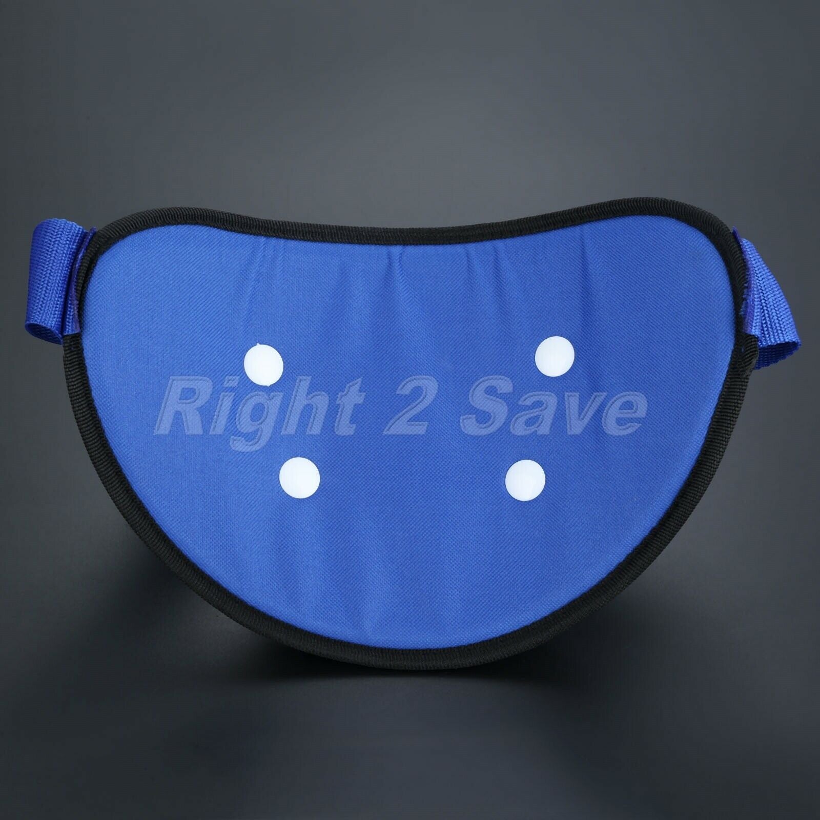 Blue and White Fishing Fighting Belt Outdoor Boat Fishing Holder Equip 1pc New