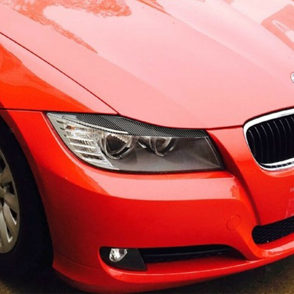 Fashionable Headlight Eyebrow Eyelid Cover for BMW E90 318i 320i 325i Auto