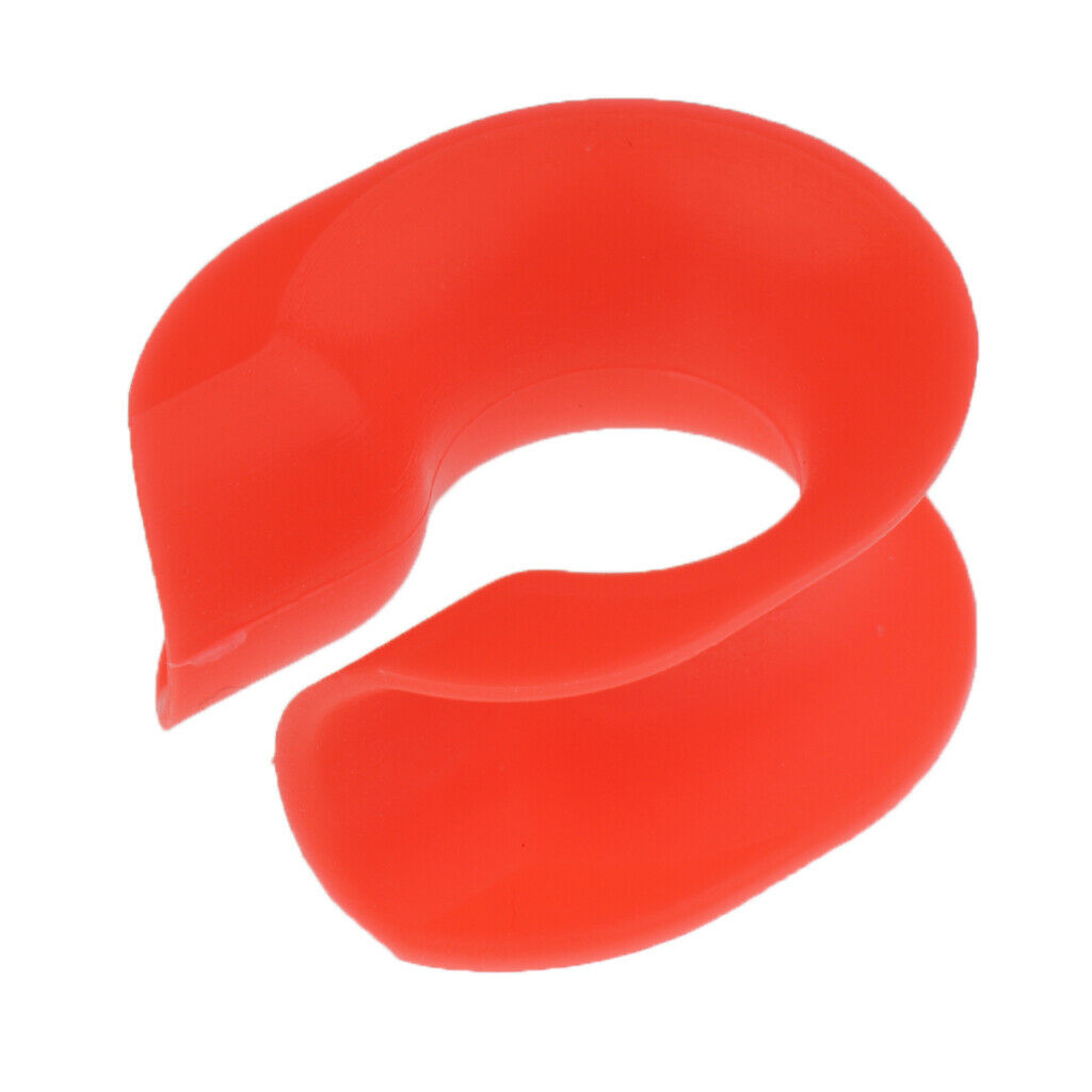 10pcs Plastic Roping Rope Protective Cover Loop Free Orange
