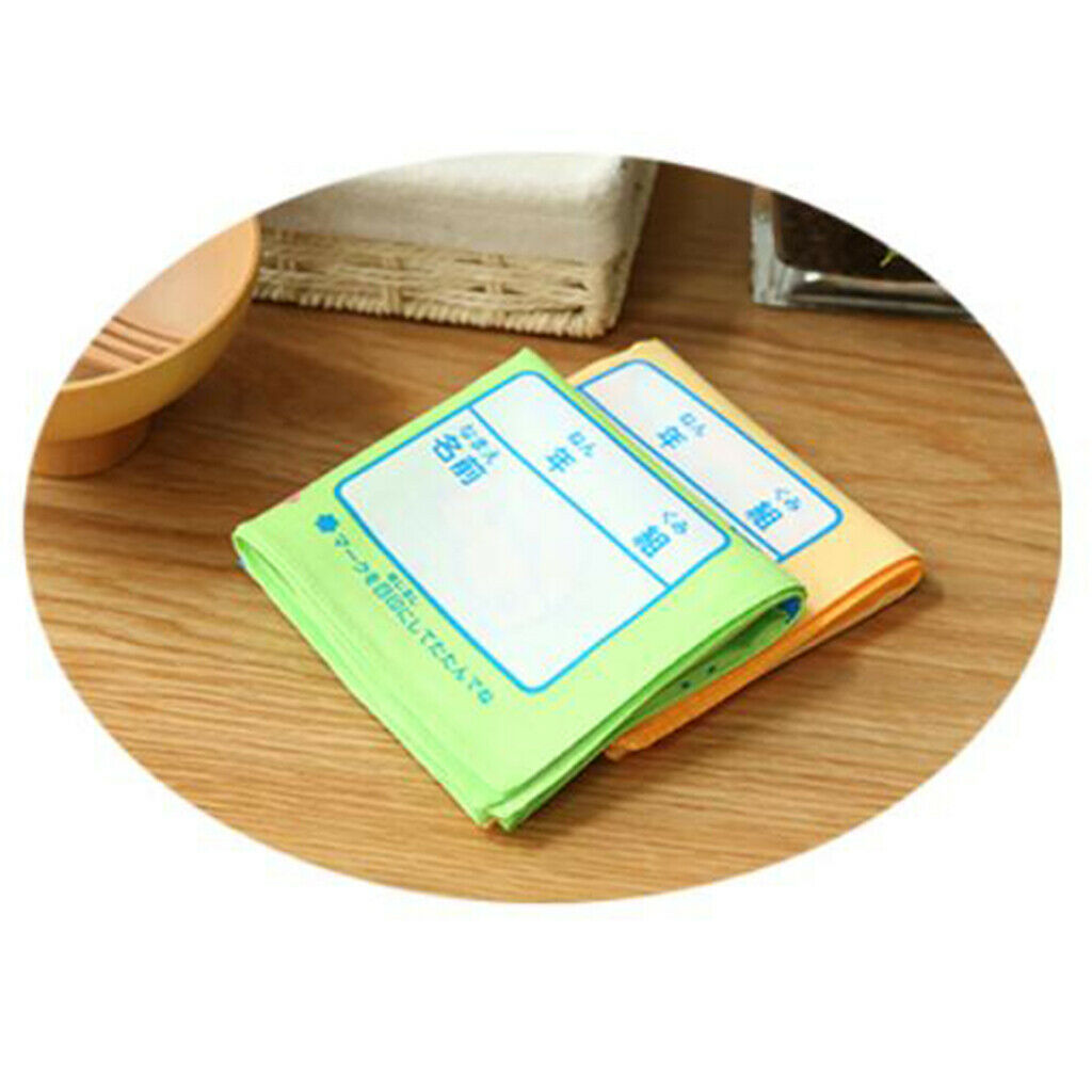 1 Pair Kids Waterproof Handkerchiefs Cotton Cartoon Hankie Hanky Kerchiefs