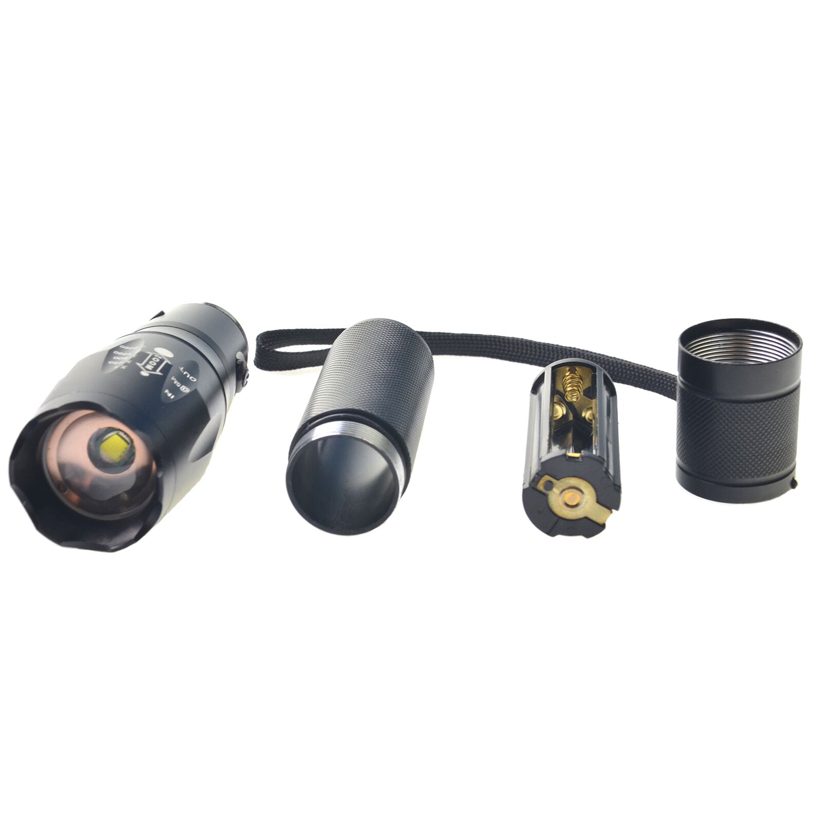 20000Lumens GTL XM-L T6 LED Flashlight Zoomable Waterproof 18650 Torch Lamp