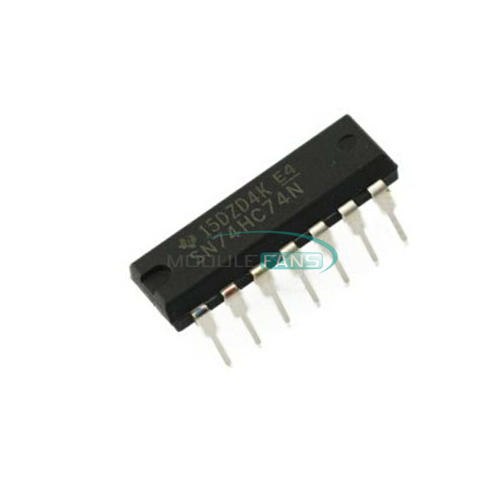 5PCS TI SN74HC74N 74HC74 Integrated Circuit IC DIP-14