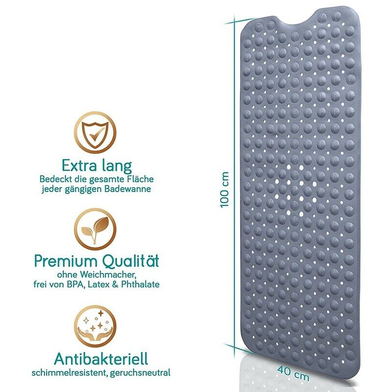 Non-Slip Bath Mat for Children and Adults. Shower Mat Including Suspension. U9L3