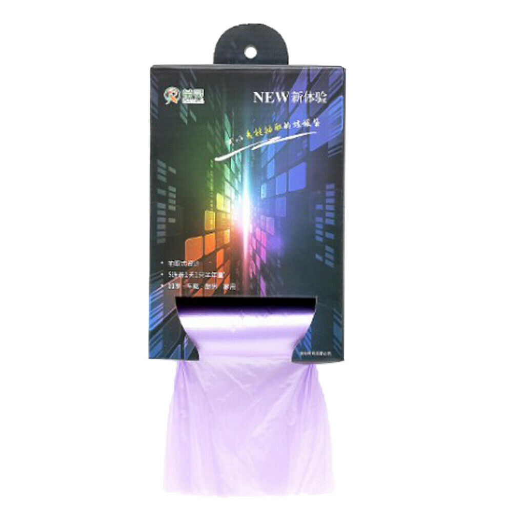 100 Pieces Disposable Large Garbage Bag Big Rubbish Trash Pouch Purple