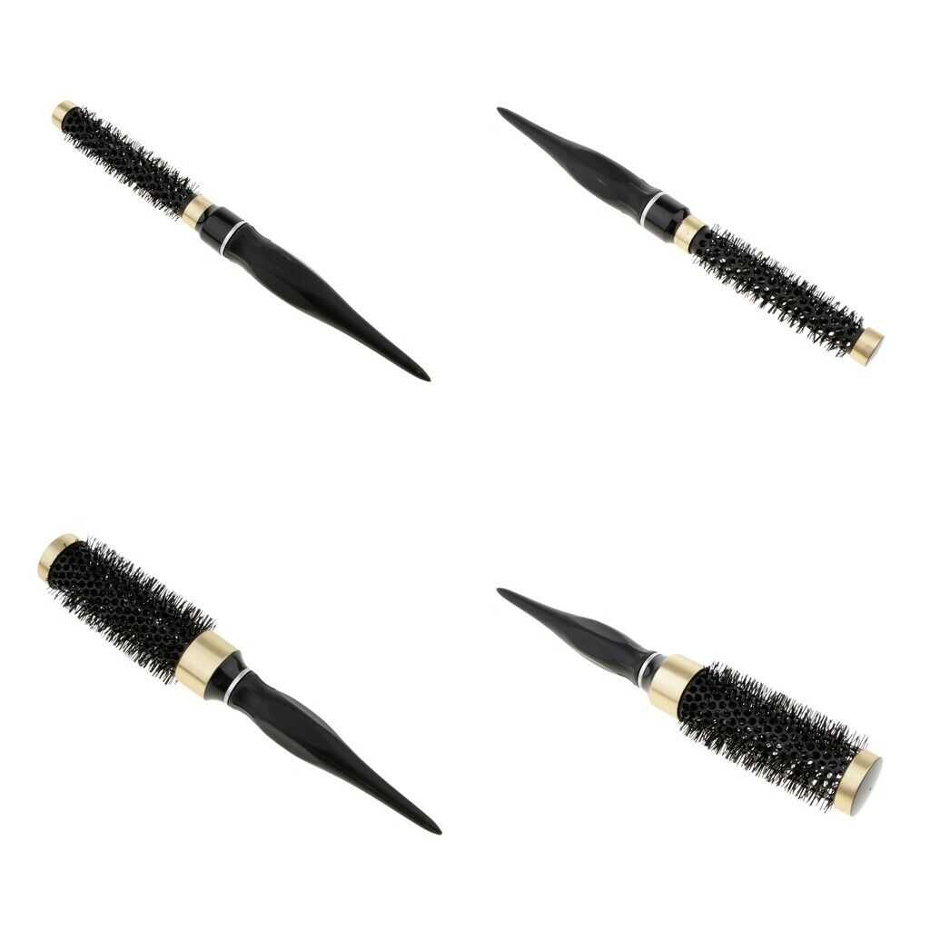 4pc Nylon Round Thermal Hair Brush for Drying Straightening Hairdressing