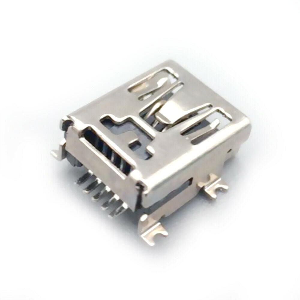 10Pcs Mini USB 5PIN Female Socket Connector for Tail Charging Mobile Phone
