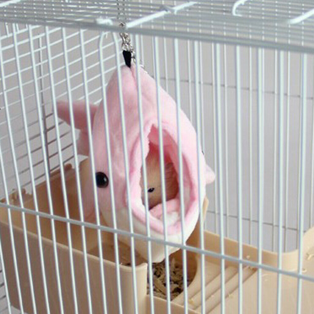 Pet Hamster Hanging Bed House Hammock Cute Rat Mouse Cage Nest Yellow