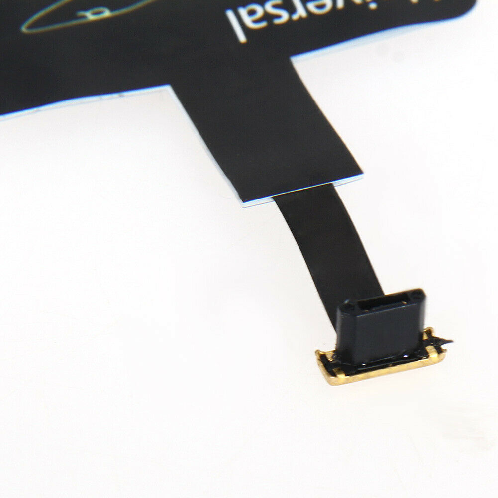 Black Qi Wireless Charger Pad Charging Receiver +  USB Cable  @