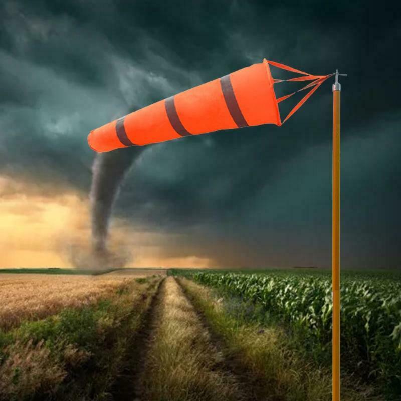 Home Garden Aviation Windsock Bag Rip-stop Luminous Weather Wind Direction