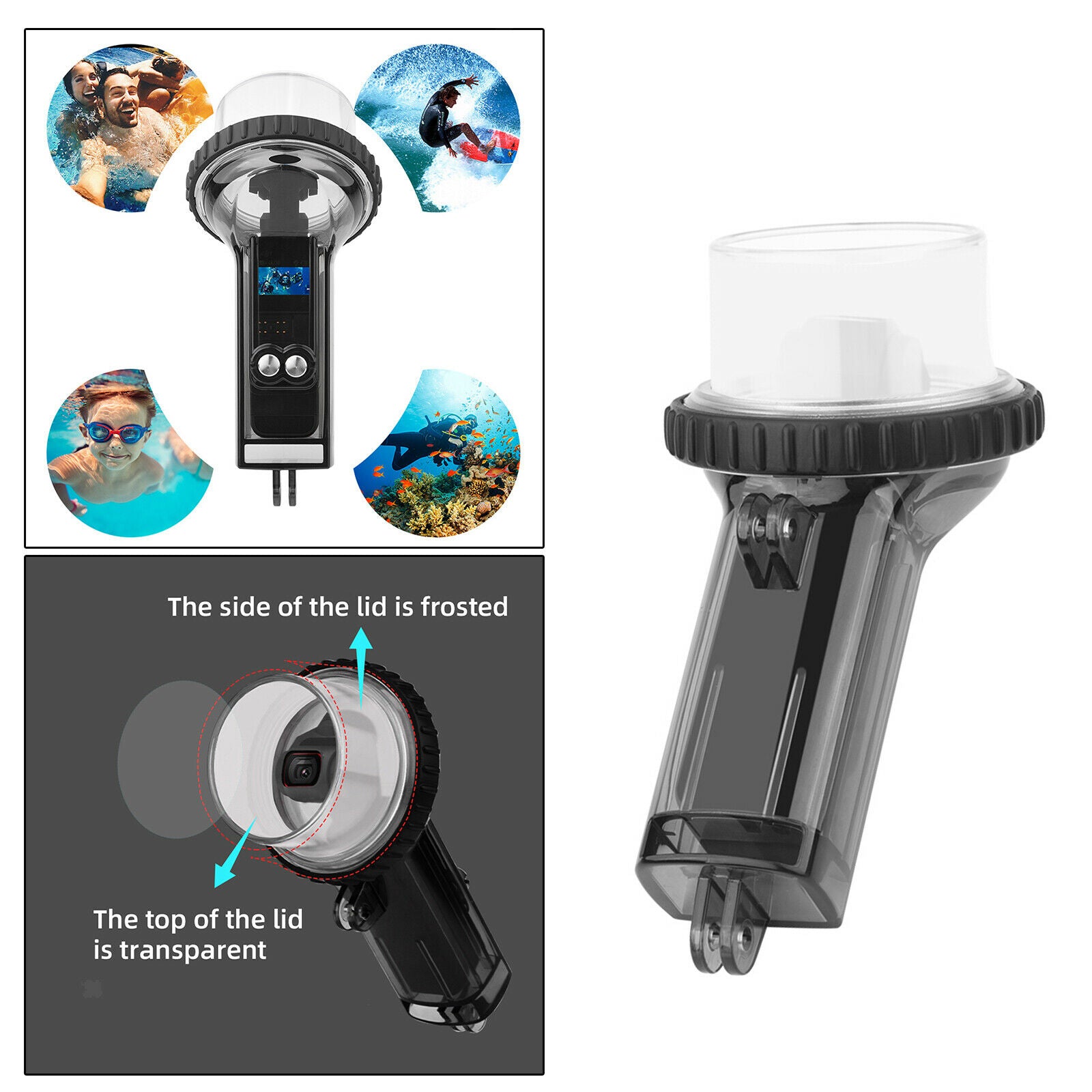 60M Underwater Diving Protective Shell Housing for DJI OSMO Pocket 2 Premium