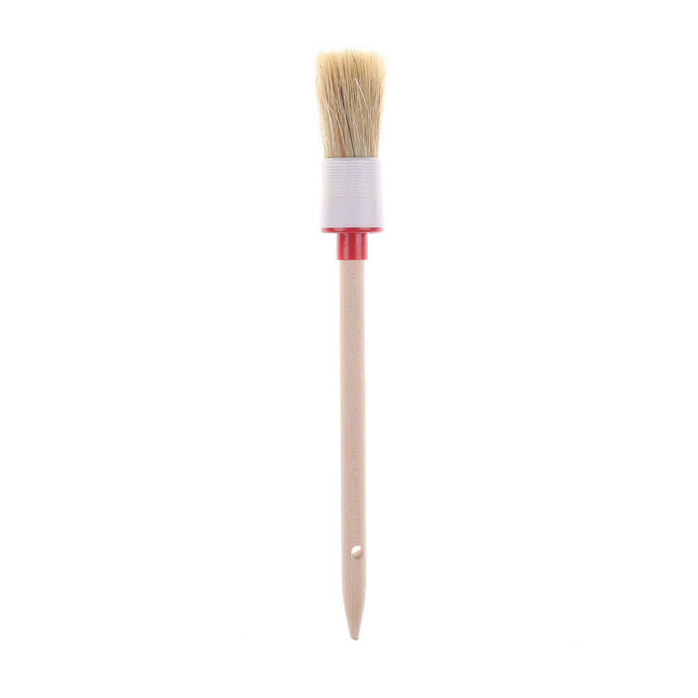 Wooden Handle Round Bristle Chalk Oil Paint Painting Wax Brush ArtistJ ouA^d Pb
