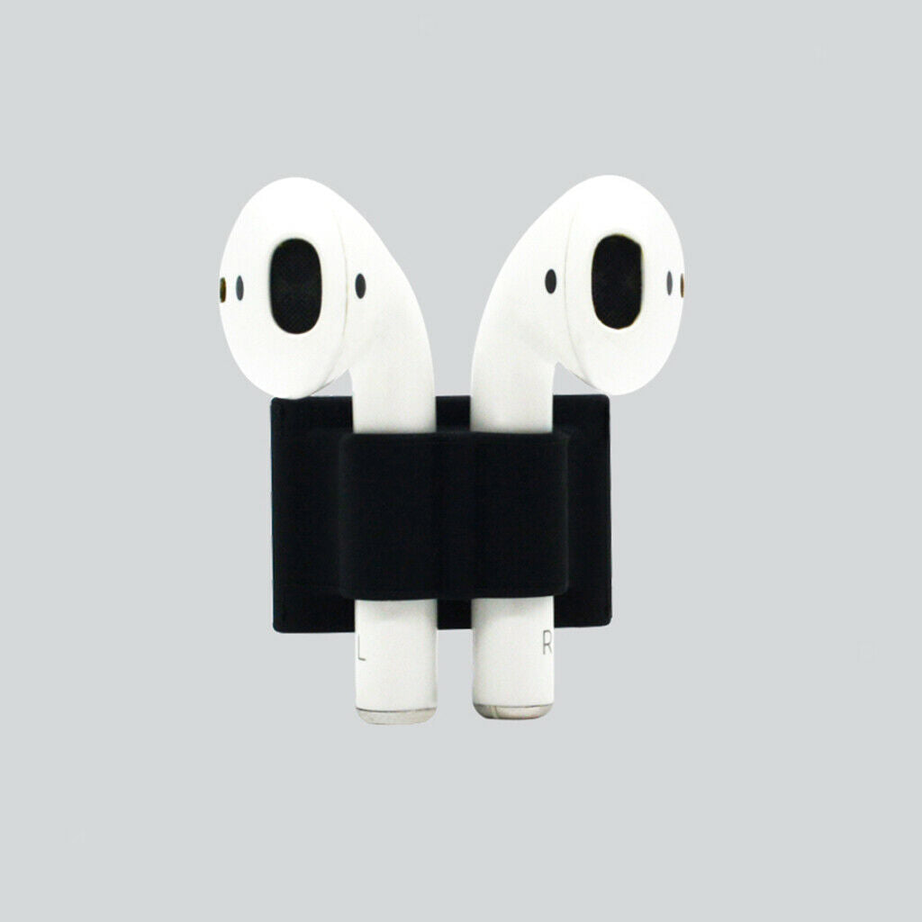 2x Anti-lost Silicone Holder Earphone Case For Airpods Holder Portable Anti-lost