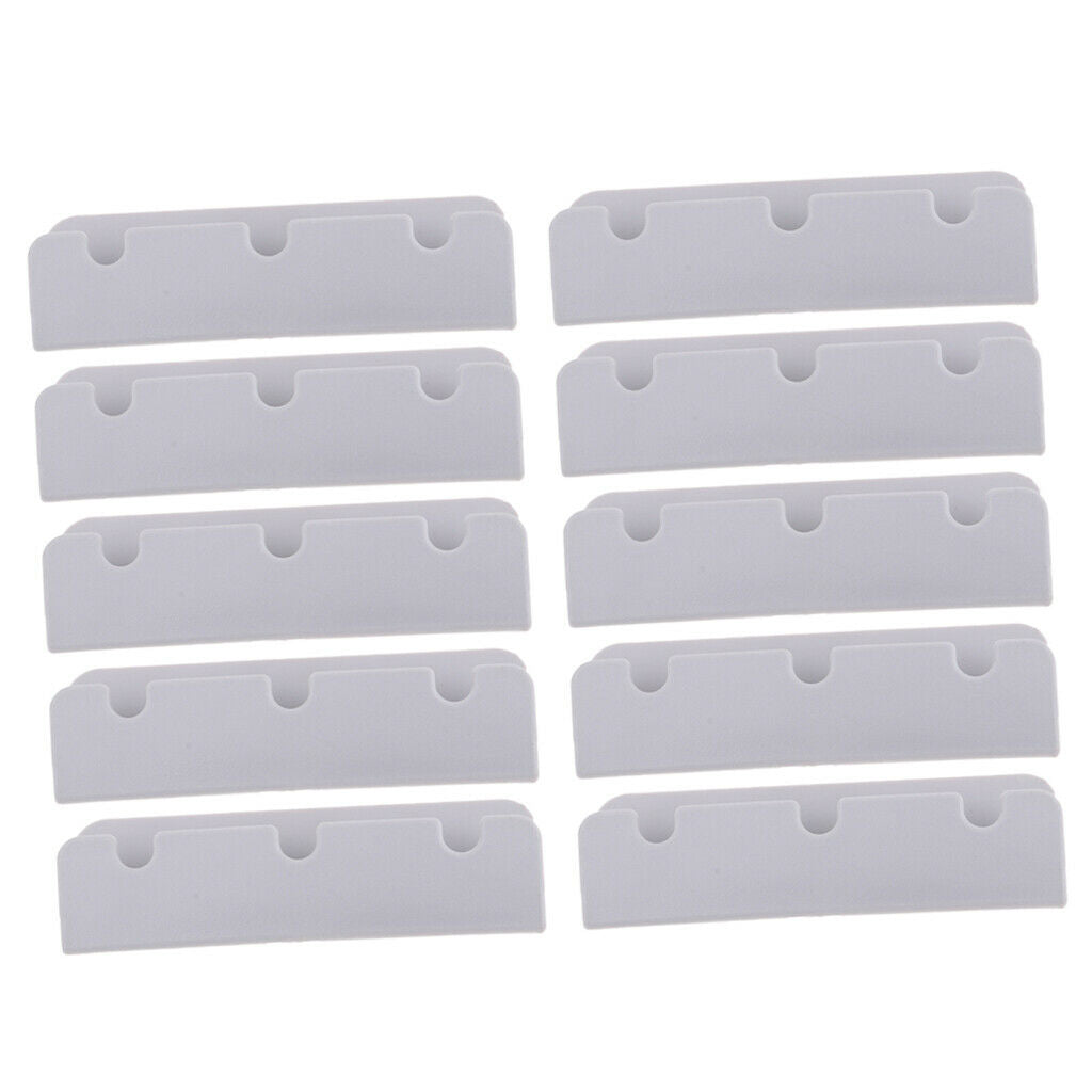 10x Durable Boat Seat Hook Clips Brackets Parts for Rubber Dinghy Yacht Gray
