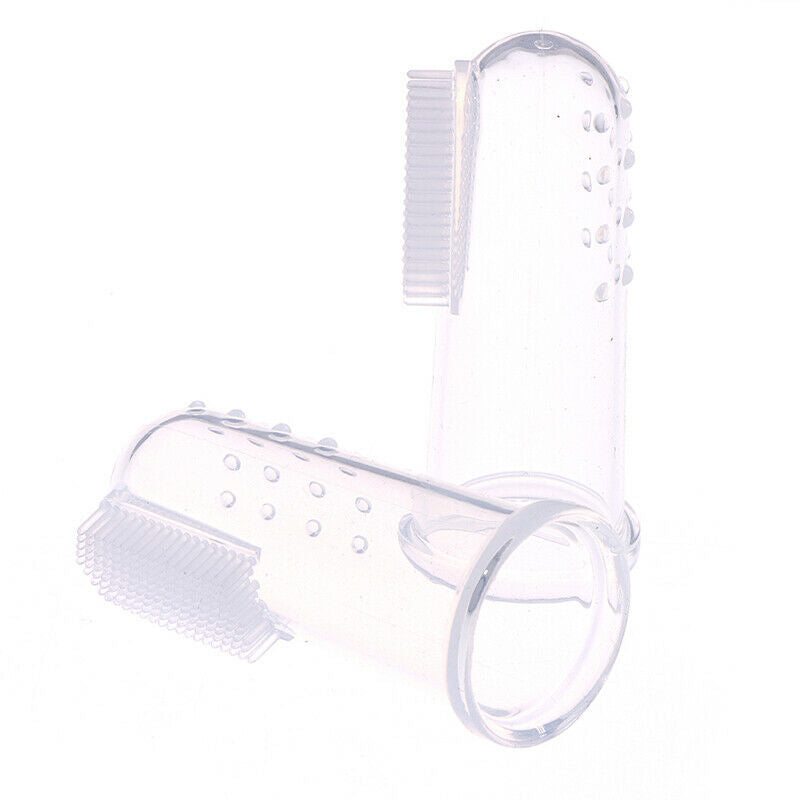 1 Pcs Super Soft Pet Finger Toothbrush Teddy Dog Brush Bad Breath Teeth T.l8