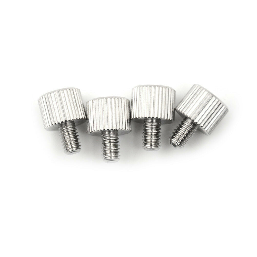 4PCS M4 x 6mm Toolless Thumb Screw Stainless Steel In TwM Qx