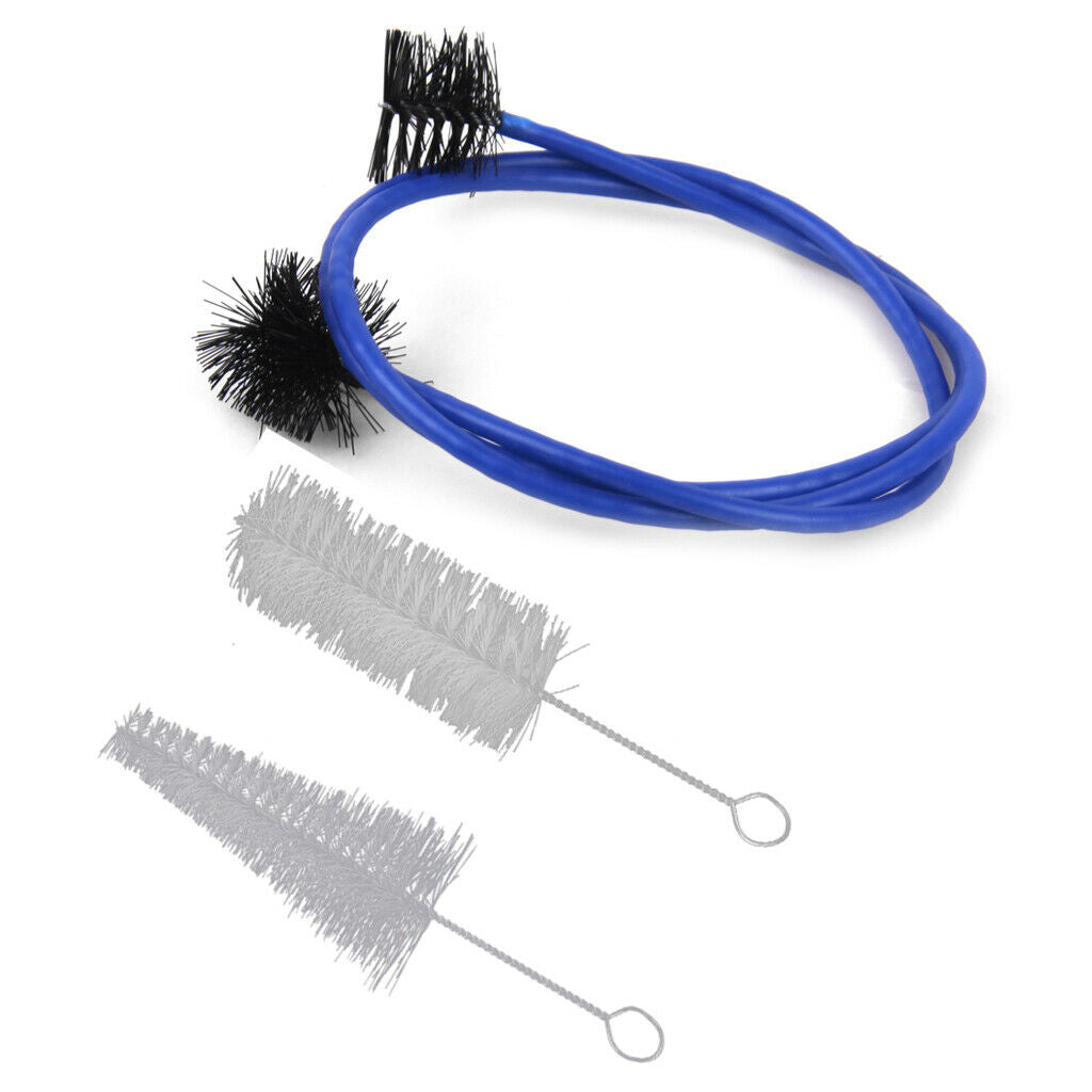 Musical Instruments Trumpet Maintaining Cleaning Accessory Brush Set 3pcs