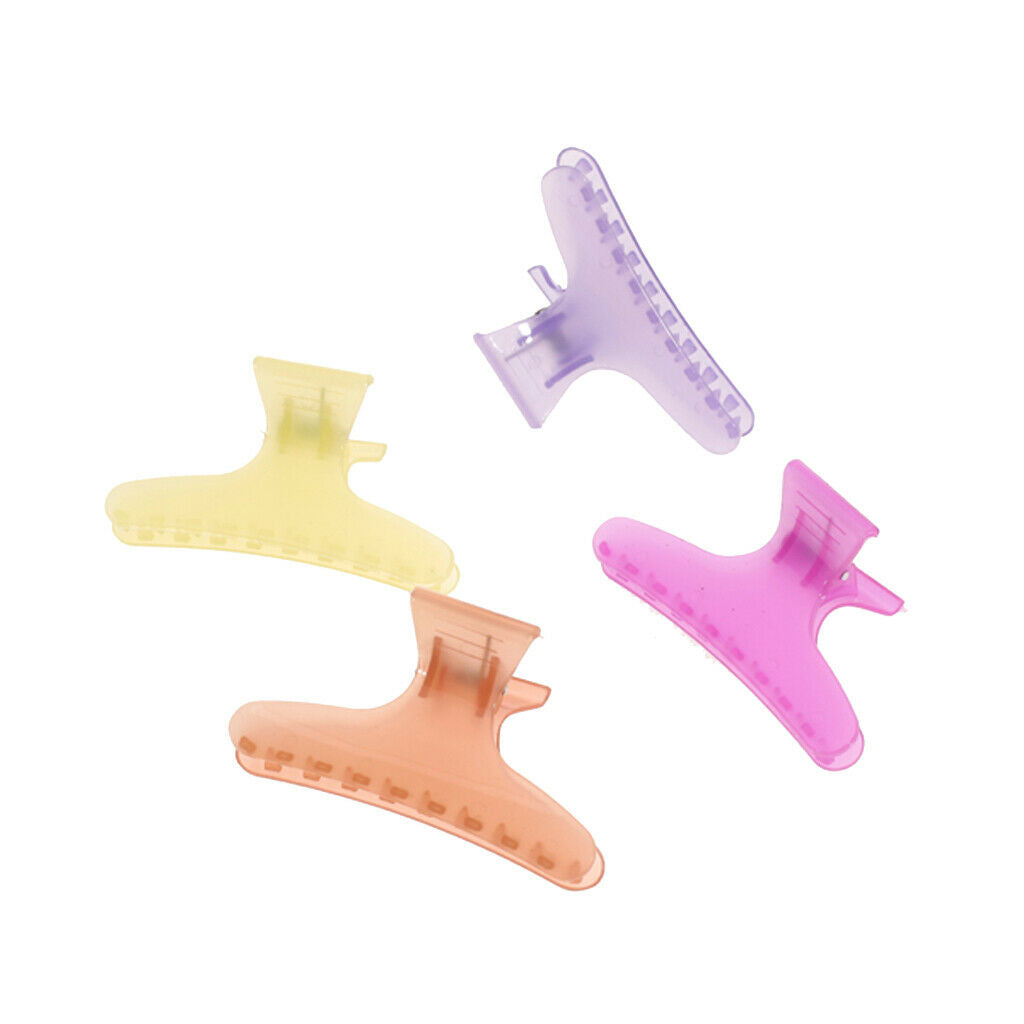 2Pcs Women Girls Hair Claws Clamps Clips Hair Grips Barrettes Accessory