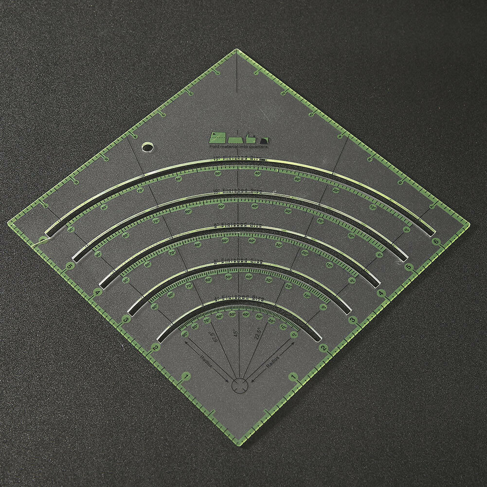 Acrylic Ruler DIY Manual Patchwork Line Drawing Sewing Ruler Measuring Tool @