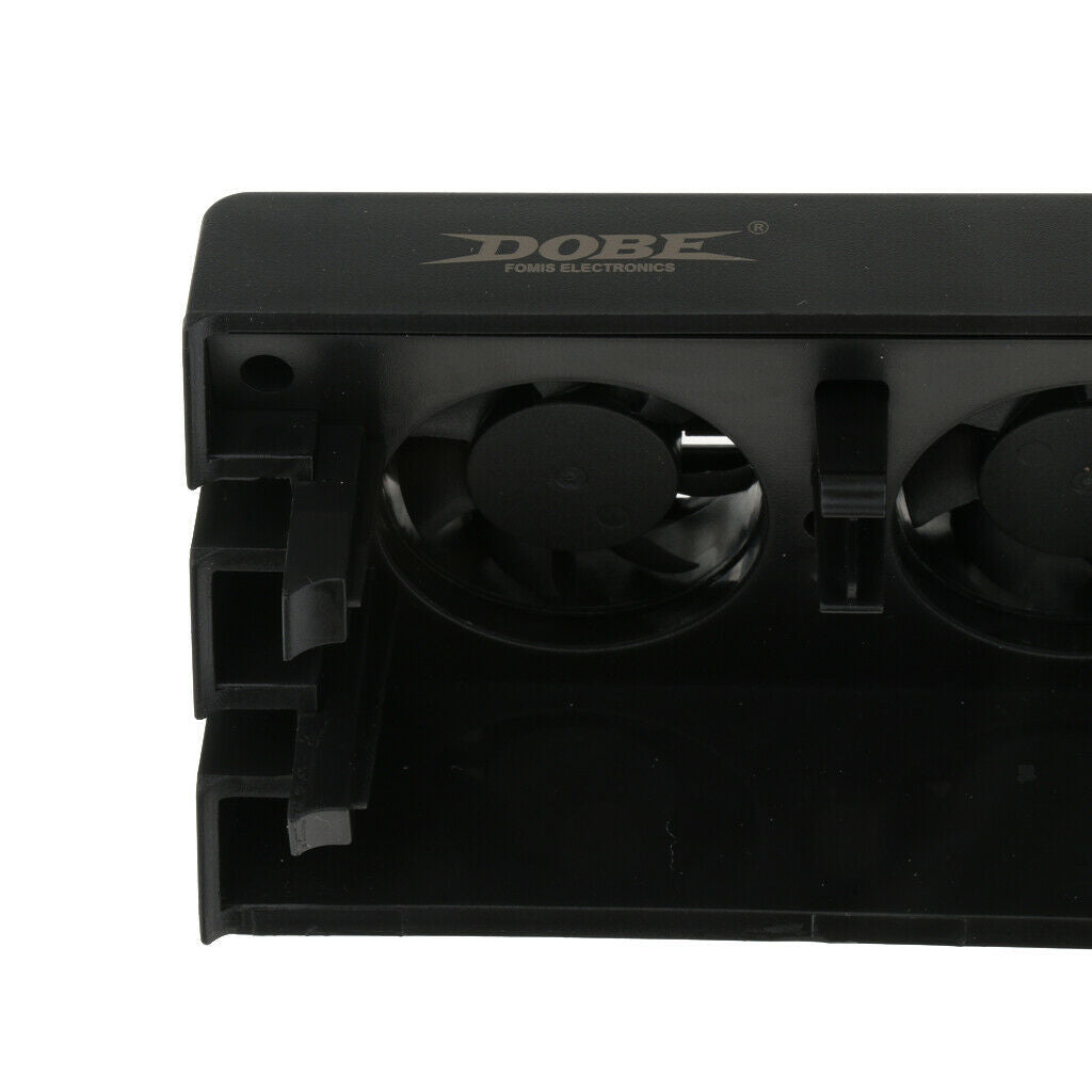 For PS4 Pro Cooling Fan, USB External Cooler, 5-Fan Turbo Temp Control Cooling