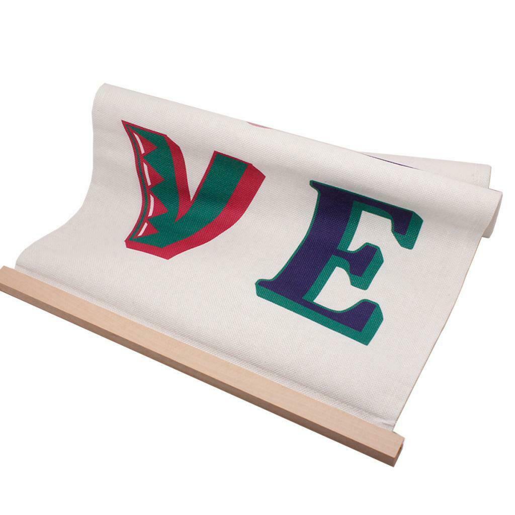 Embroidery Love Wall Art Hanging for Home Bedroom Living Room Dorm Wall Blankets