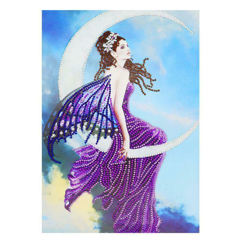 DIY Moon Girl 5D Special Diamond Painting Embroidery Cross Stitch Kit Crafts