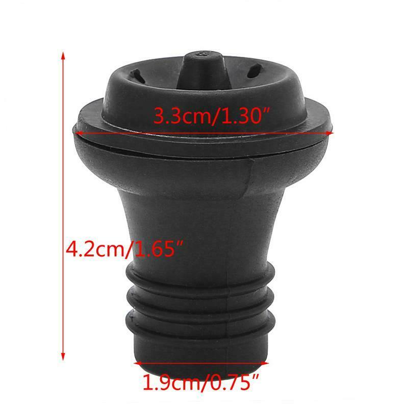 4 Pcs Rubber Vacuum Suction Bottle Stopper Vacuum Wine Pump Preserver Stoppers