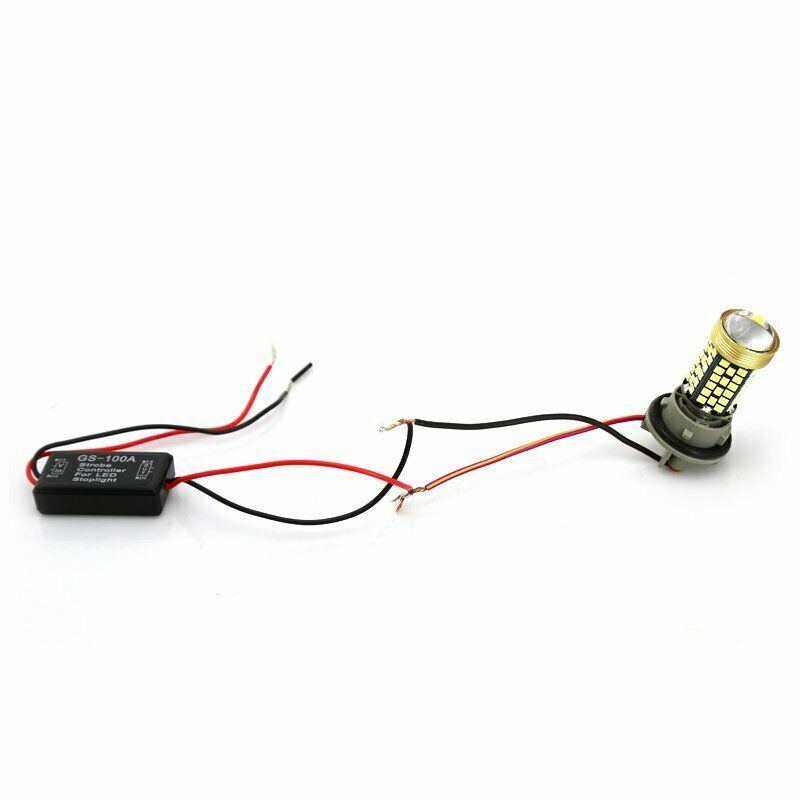 1X US LED Taillight Brake Stop Light Lamp Strobe Controller Box Flasher Module