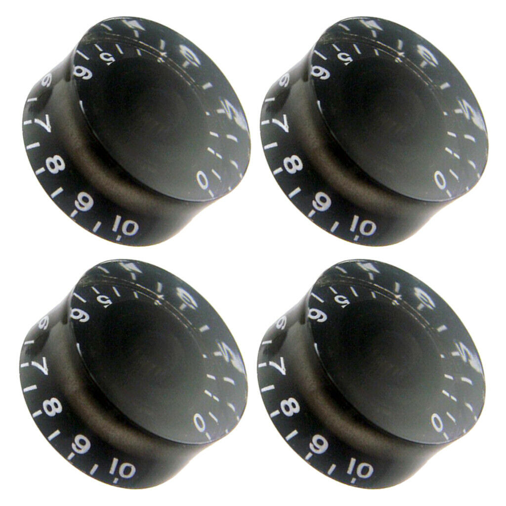 4pcs Guitar Bass Tone Volume Control Knobs for LP Electric Guitar Parts