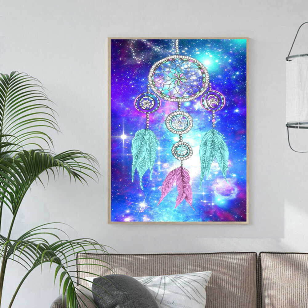 Dreamcatcher 5D DIY Full Round Diamond Painting Rhinestone Art Cross Stitch @
