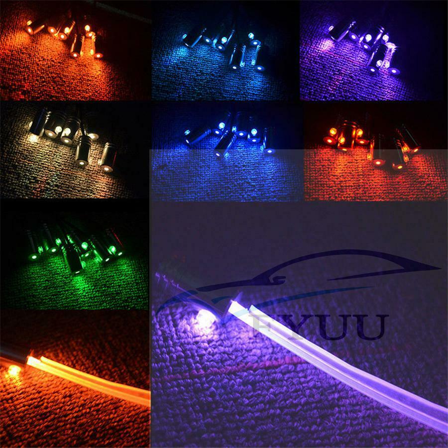 10Pcs NO Threading Ambient Light Car Atmosphere Light Lamp APP Control 64 Colors
