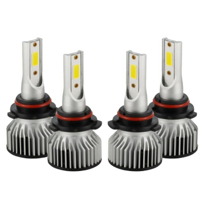 2Pairs 9005 9006 HB3 HB4 Combo LED Headlight Bulbs Kit High & Low Beam Bulb 60B2