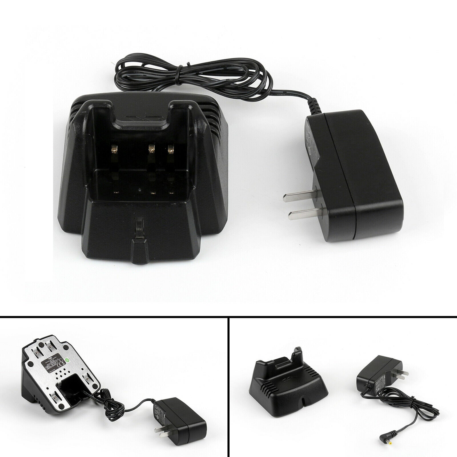 Desktop Battery Rapid Charger For Vertex VX231 VX351 VX354 CD-34 VAC-300B CN