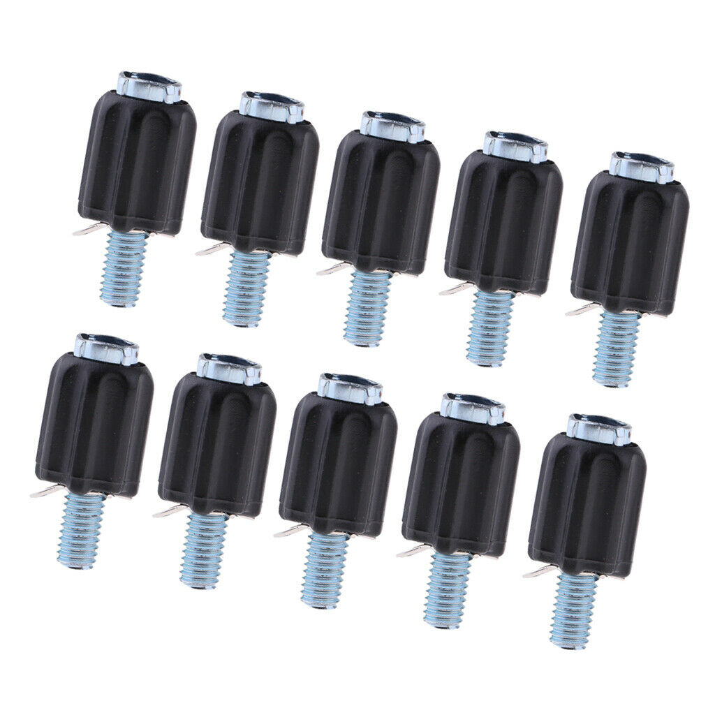 2X 10pcs Adjusters Derailleur Screws Bike Brake Cable Adjust Bolt M5x 25mm