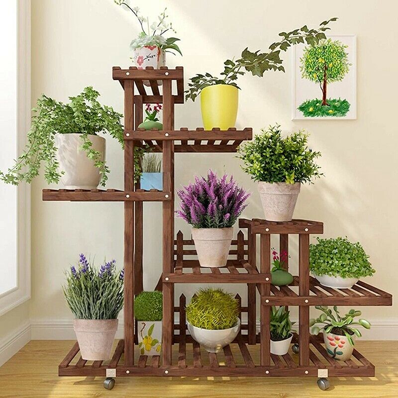 Mini Potted Artificial Money Leaf Plants Set of 3 Lavender Cedar Bud GreenerA3K2