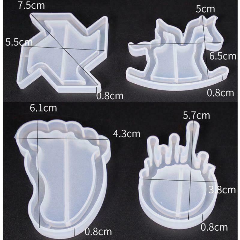 Flat Rings Mould Collection Handmade DIY Jewelry Making Ring Silicone Mold Epoxy