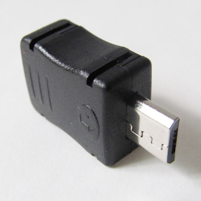100sets Micro USB 5 Pin Male Plug Socket Connector Plastic Cover for DIY