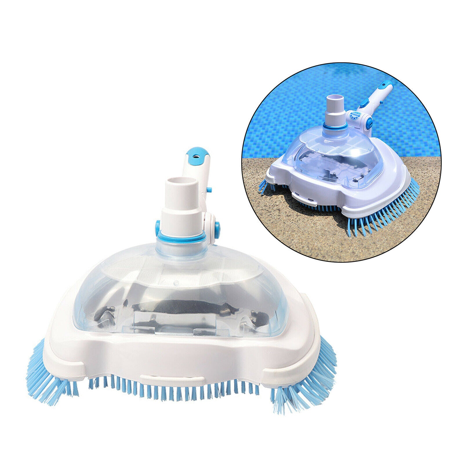 1pc Swimming Pool Vacuum Cleaning Head Weighted Suction Maintenance Tool