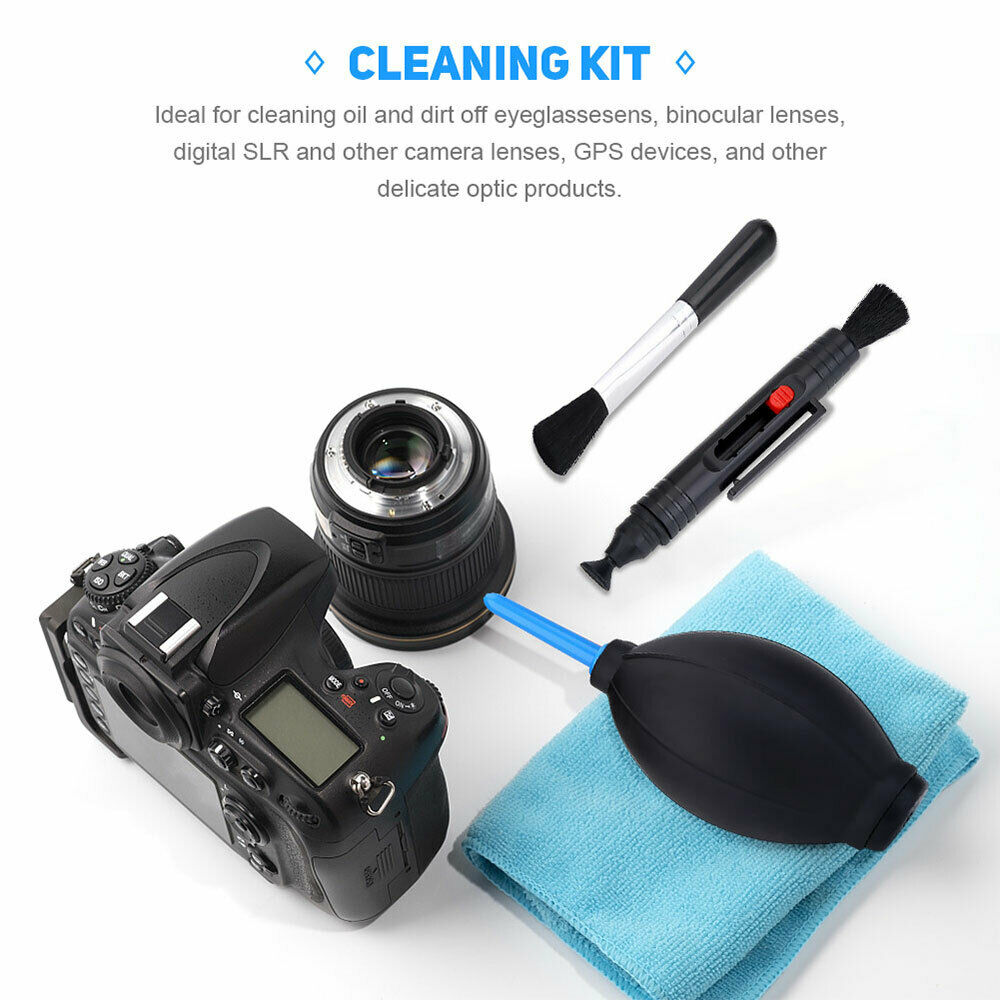 Professional Lens Cleaning Cleaner Brush Blower Kit For Canon Nikon DSLR Camera