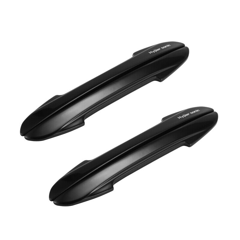 Hypersonic Car Door Edge Protectors Plastic Door Guard Black 4PCS L4T6